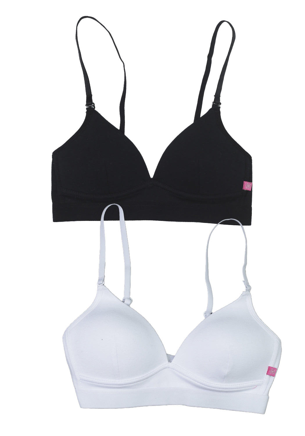 BIPACK PETO ALGODON BLANCO TEENS MUJER