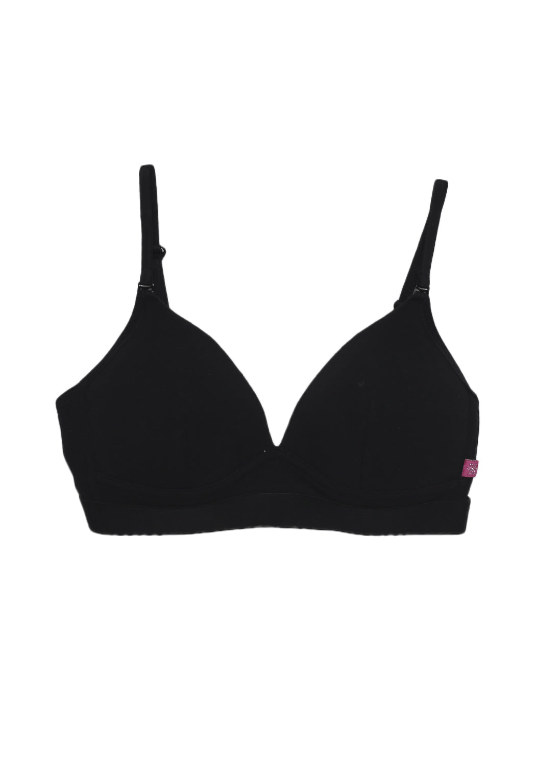 BIPACK PETO ALGODON SOFT NEGRO TEENS MUJER