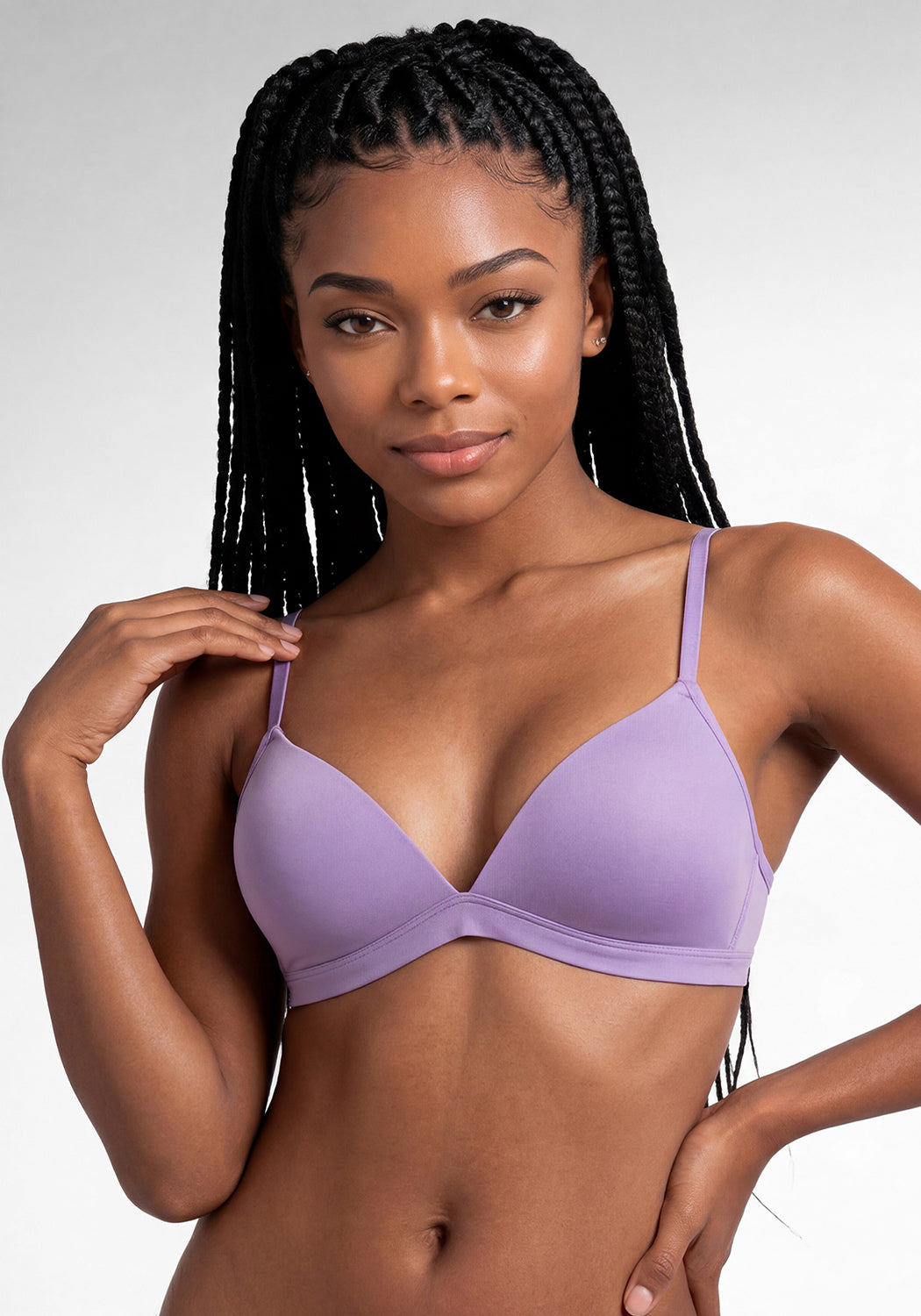 BIPACK SOSTÉN KAYSER DE MICROFIBRA MORADO DE MUJER