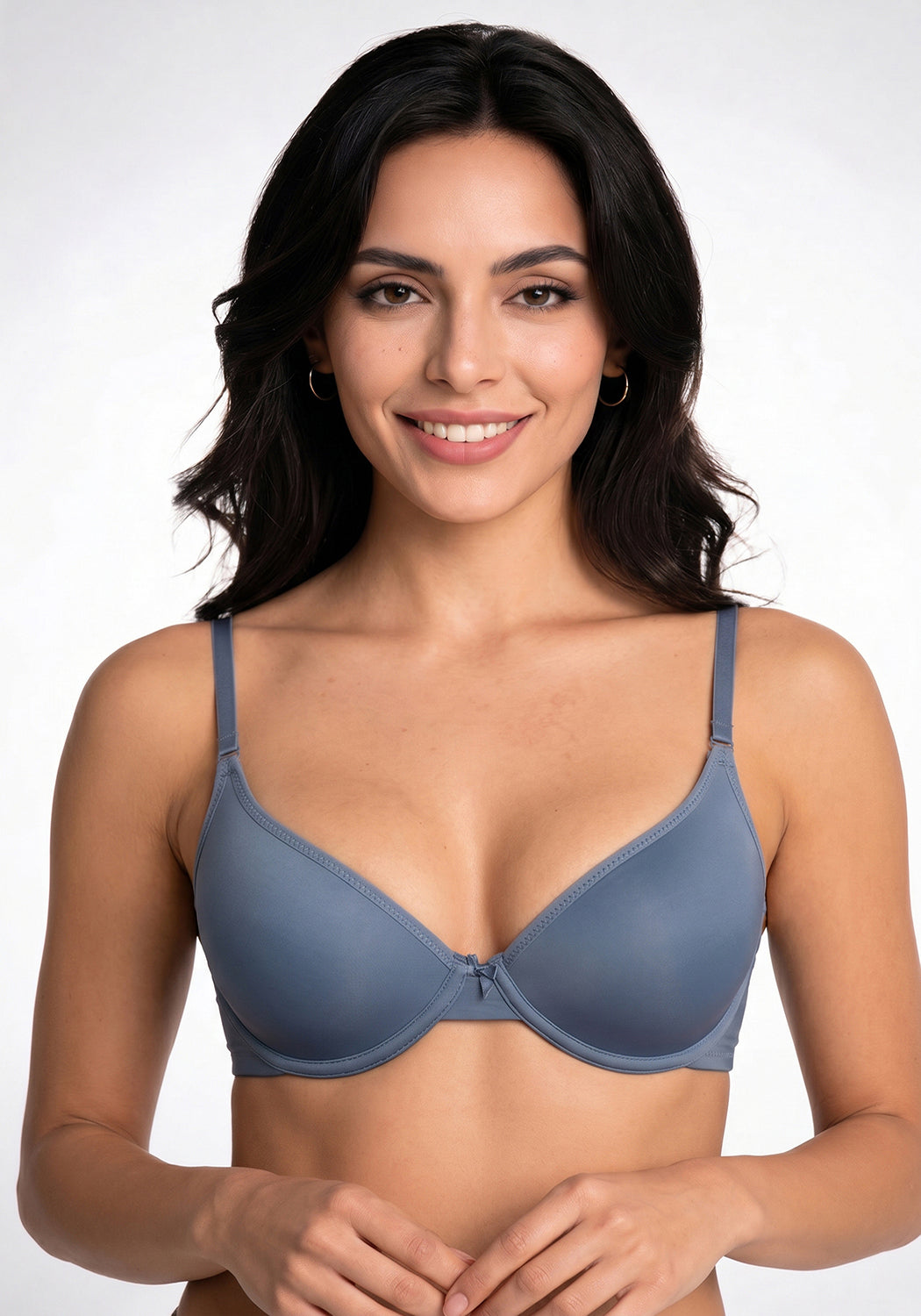 BIPACK SOSTÉN DE MICROFIBRA AZUL DE MUJER