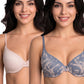 BIPACK SOSTÉN DE MICROFIBRA KAYSER AZUL DE MUJER