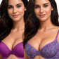 BIPACK SOSTEN MICROFIBRA PUSH UP MORADO