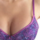 BIPACK SOSTEN MICROFIBRA PUSH UP MORADO