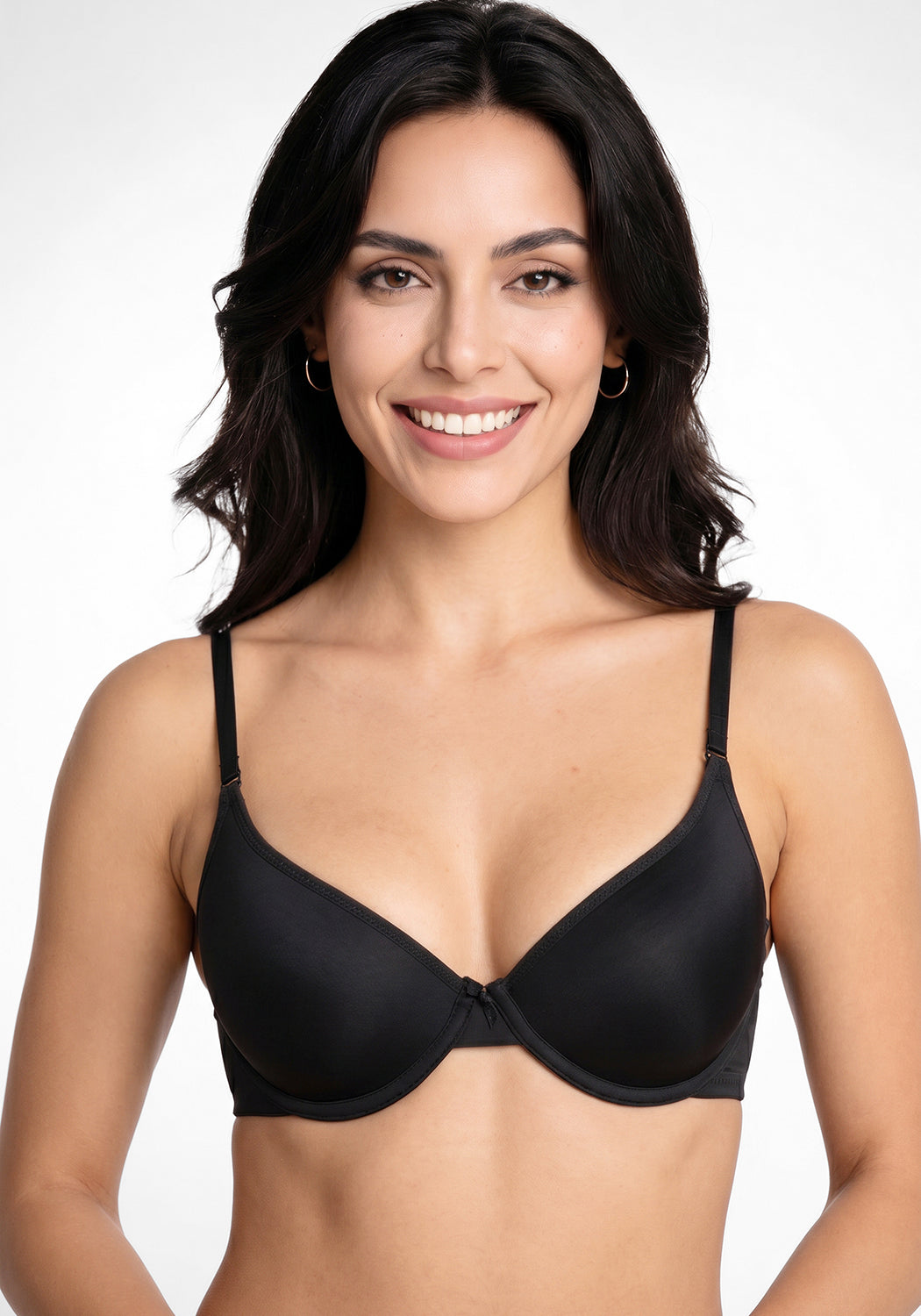 BIPACK SOSTÉN DE MICROFIBRA NEGRO DE MUJER