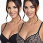 BIPACK SOSTEN ALGODÓN NEGRO MUJER