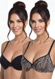 BIPACK SOSTEN ALGODÓN NEGRO MUJER