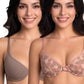 BIPACK SOSTÉN DE ALGODÓN ROSADO DE MUJER