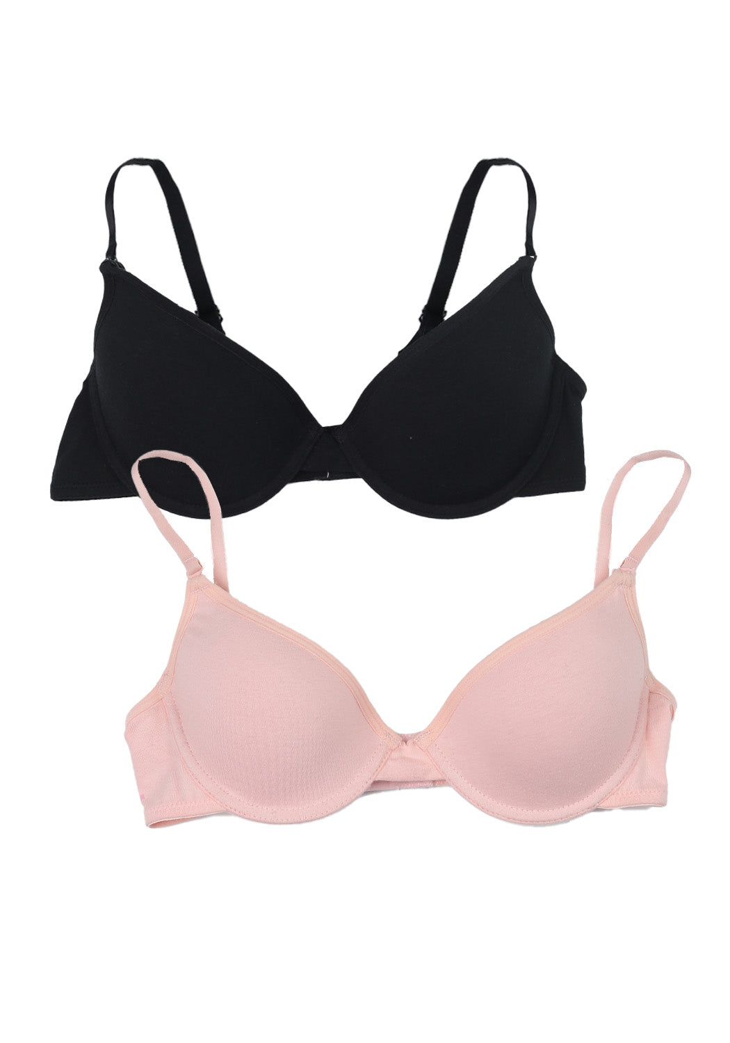 BIPACK SOSTEN ALGODÓN SOFT NEGRO TEENS MUJER