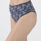 TRIPACK CALZON TIRO ALTO ALGODÓN AZUL MUJER
