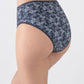 TRIPACK CALZON TIRO ALTO ALGODÓN AZUL MUJER