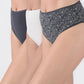 TRIPACK CALZON TIRO ALTO ALGODÓN GRIS MUJER