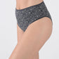 TRIPACK CALZON TIRO ALTO ALGODÓN GRIS MUJER