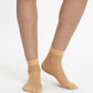 TRIPACK DE CALCETIN LISO MINI MEDIA NATURAL DE MUJER