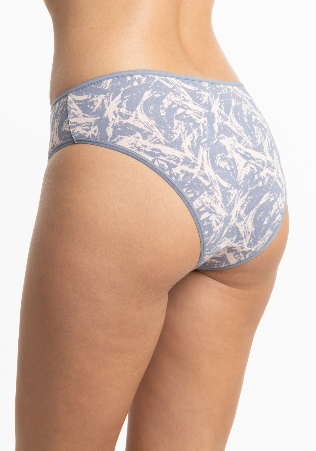 TRIPACK CALZÓN TIRO MEDIO DE ALGODÓN HI LEGGS AZUL DE MUJER