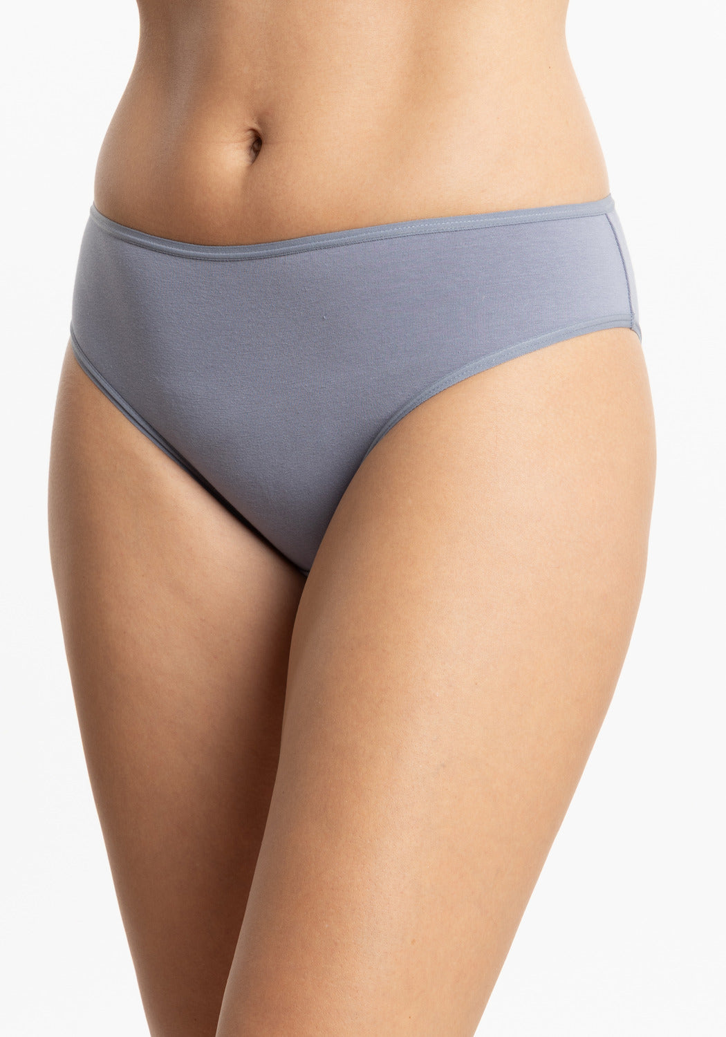 TRIPACK CALZÓN TIRO MEDIO DE ALGODÓN HI LEGGS AZUL DE MUJER
