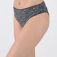 TRIPACK CALZON TIRO MEDIO ALGODÓN GRIS MUJER