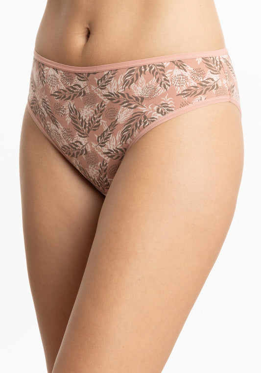 TRIPACK CALZÓN TIRO MEDIO DE ALGODÓN HI LEGGS ROSADO DE MUJER