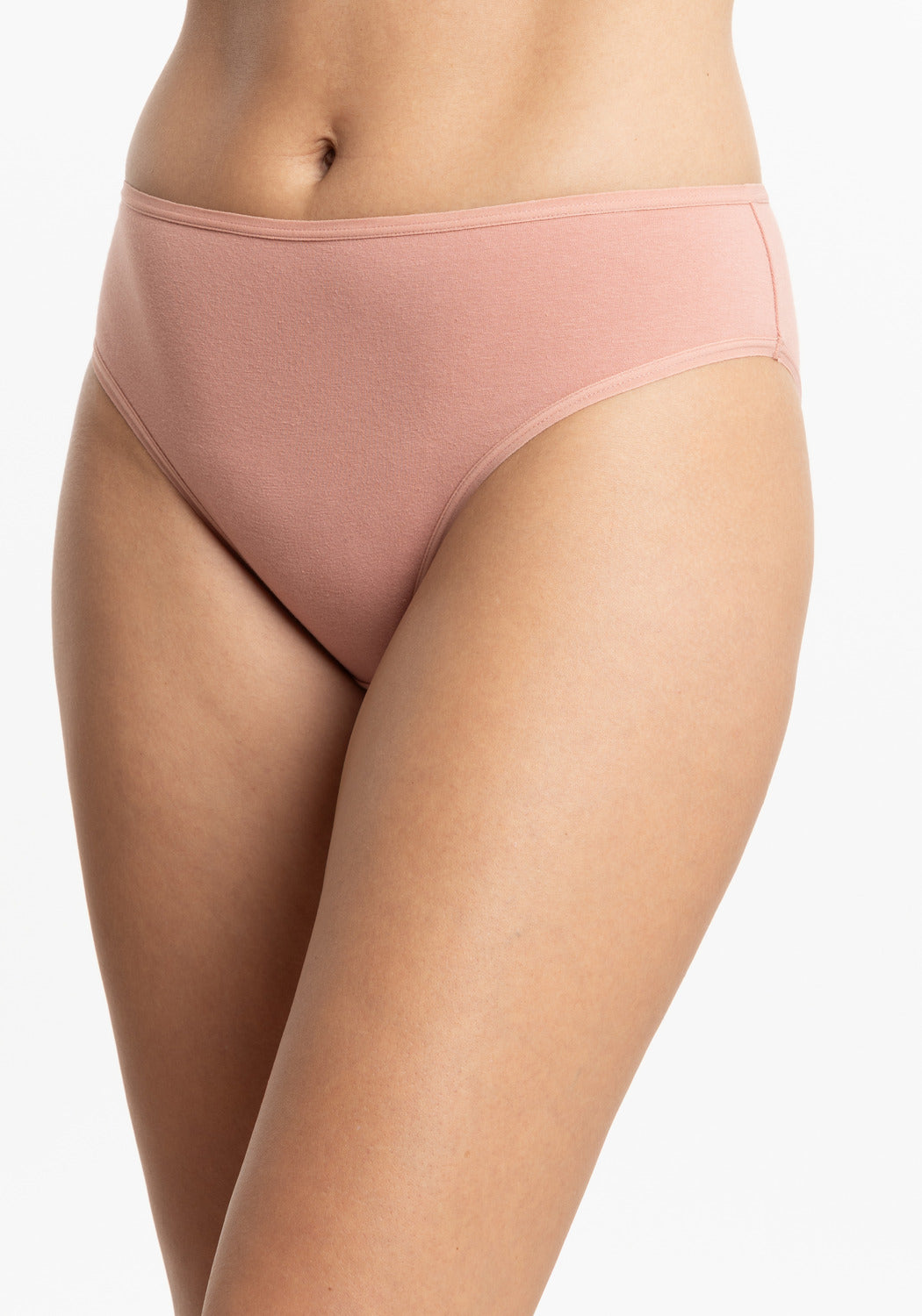 TRIPACK CALZÓN TIRO MEDIO DE ALGODÓN HI LEGGS ROSADO DE MUJER