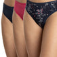 TRIPACK COLALESS DE MICROFIBRA AZUL MARINO DE MUJER