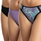 TRIPACK COLALESS DE MICROFIBRA LILA DE MUJER