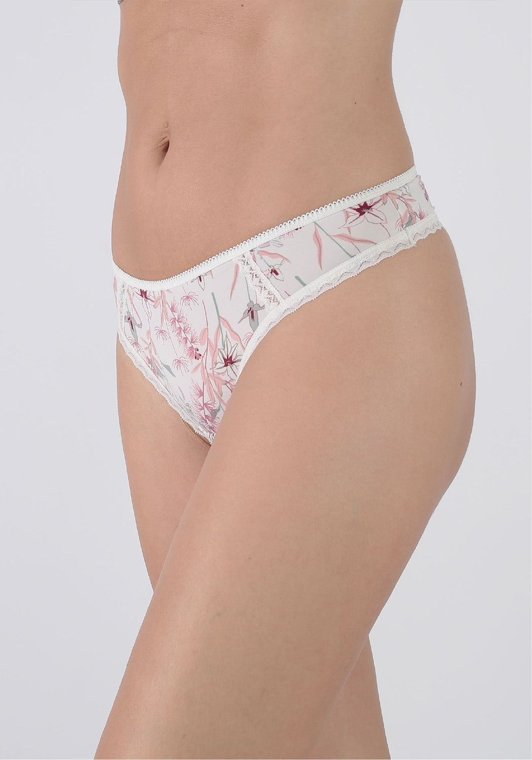 TRIPACK COLALESS MICROFIBRA MARFIL MUJER