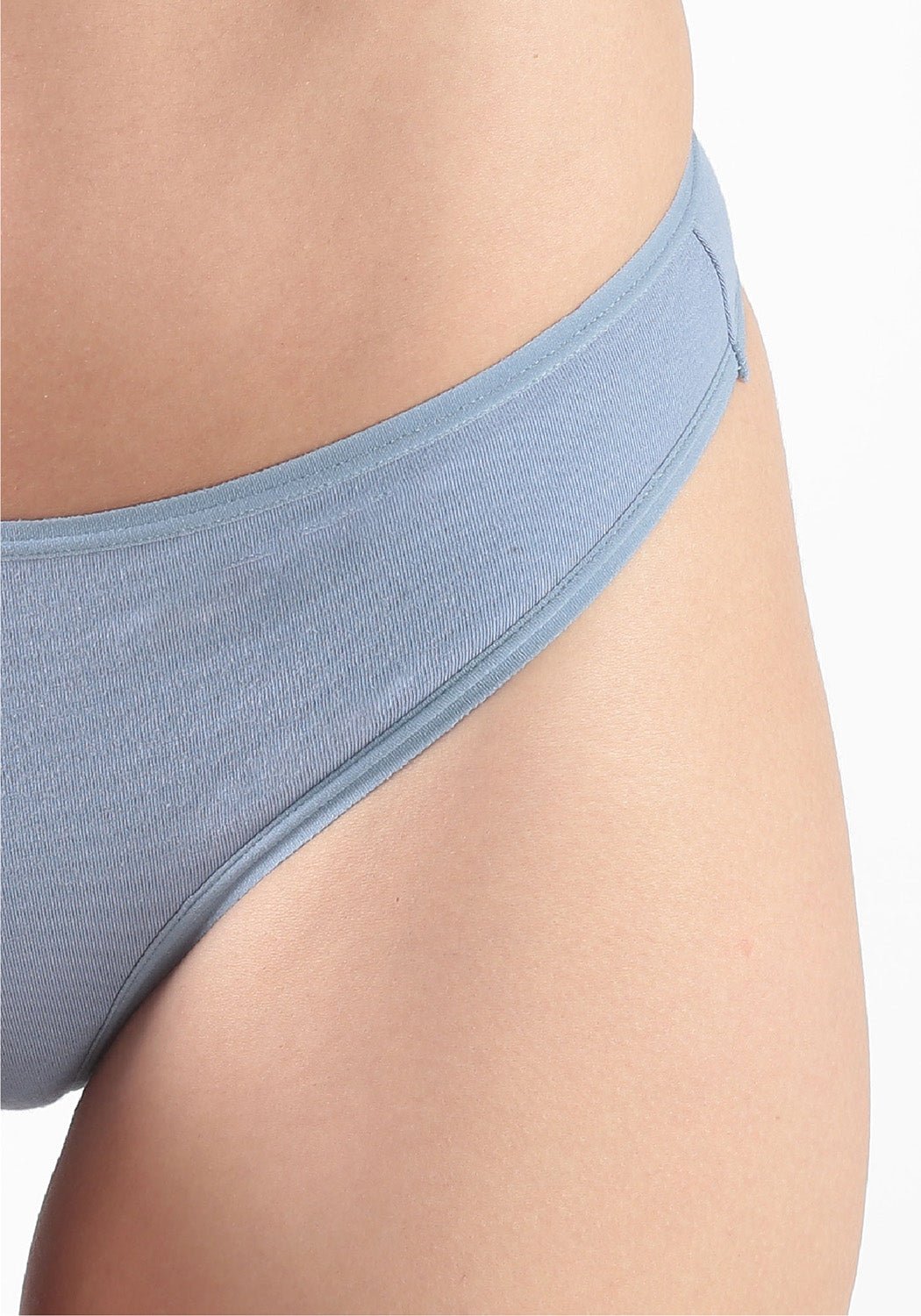 TRIPACK COLALESS ALGODÓN AZUL MUJER