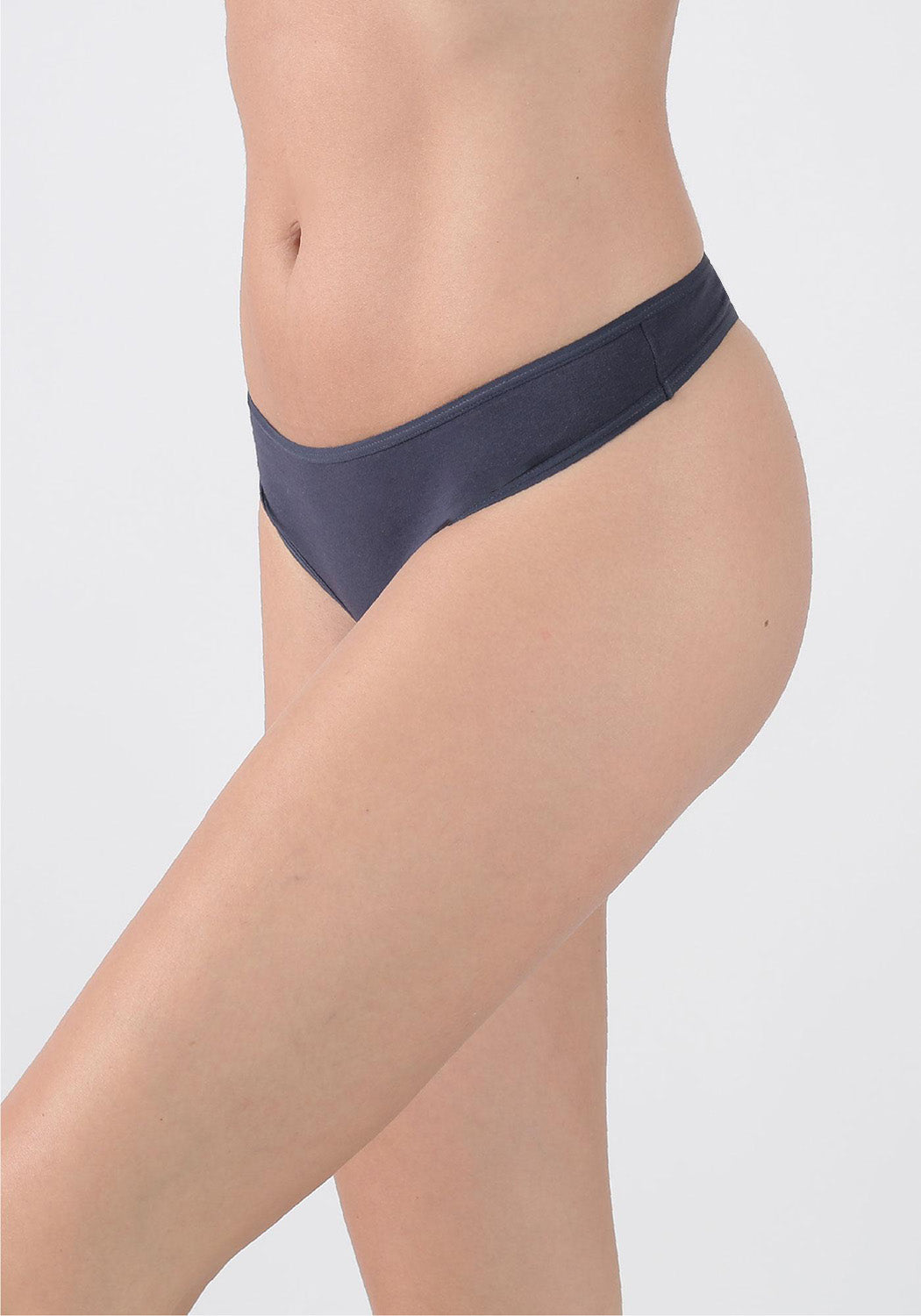 TRIPACK COLALESS ALGODÓN AZUL MUJER