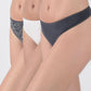 TRIPACK COLALESS ALGODÓN GRIS MUJER