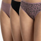 TRIPACK COLALESS DE ALGODÓN MORADO DE MUJER