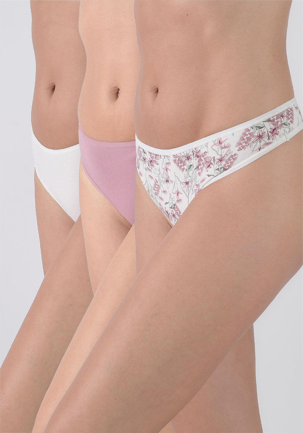 TRIPACK COLALESS ALGODÓN KAYSER MARFIL MUJER