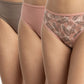 TRIPACK COLALESS DE ALGODÓN ROSADO DE MUJER