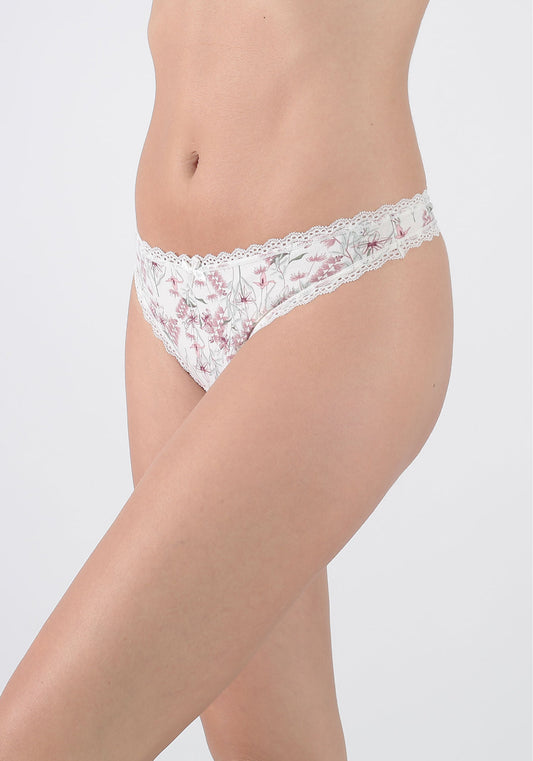 TRIPACK COLALESS ALGODÓN MARFIL MUJER