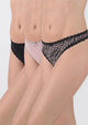 TRIPACK COLALESS KAYSER ALGODÓN NEGRO MUJER