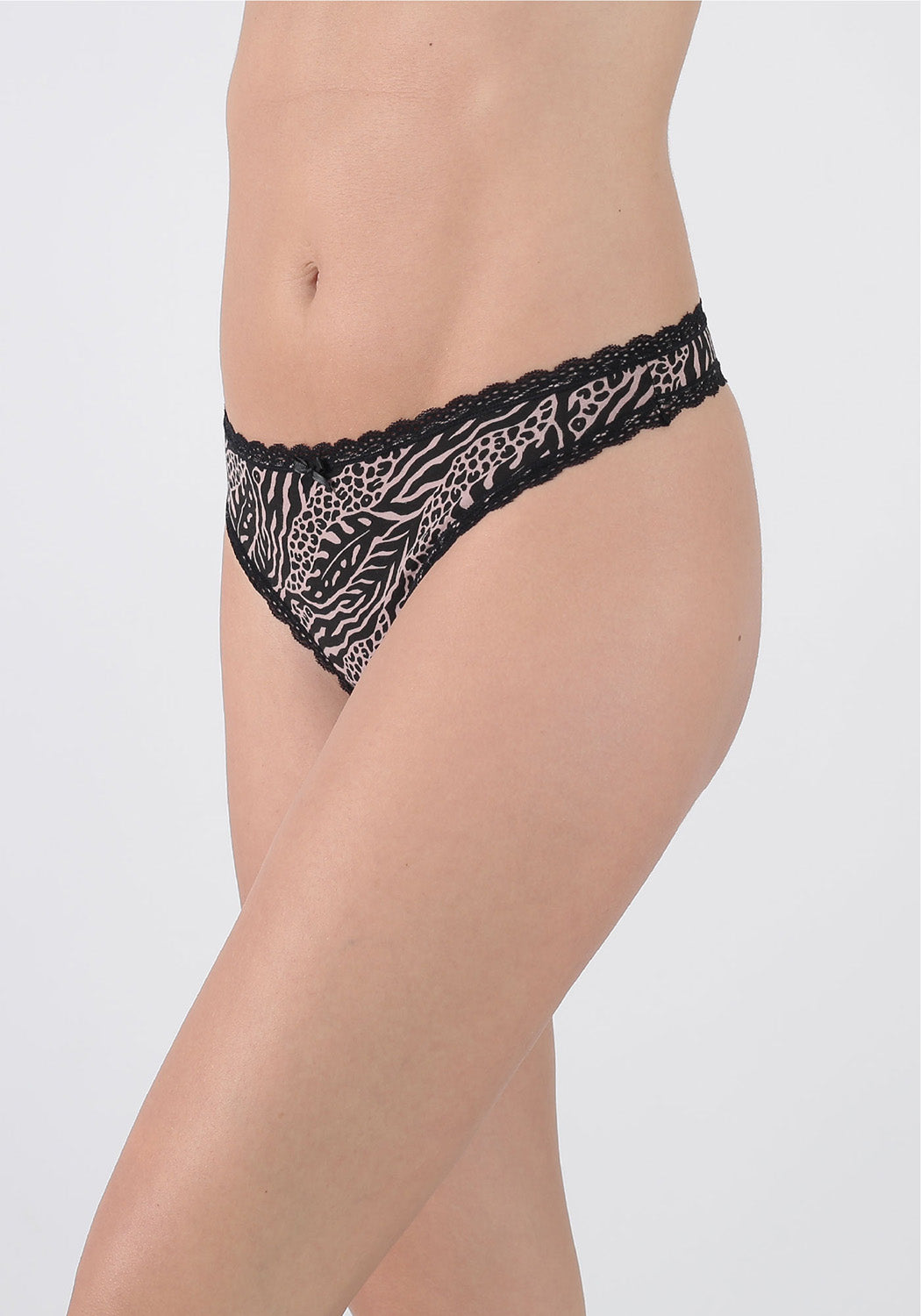 TRIPACK COLALESS KAYSER ALGODÓN NEGRO MUJER