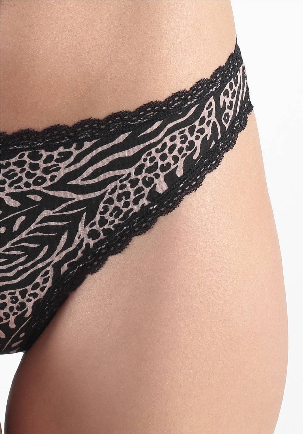 TRIPACK COLALESS KAYSER ALGODÓN NEGRO MUJER