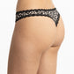 TRIPACK COLALESS DE ALGODÓN NEGRO DE MUJER
