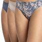TRIPACK COLALESS DE MICROFIBRA AZUL DE MUJER