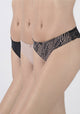 TRIPACK COLALESS MICROFIBRA NEGRO MUJER