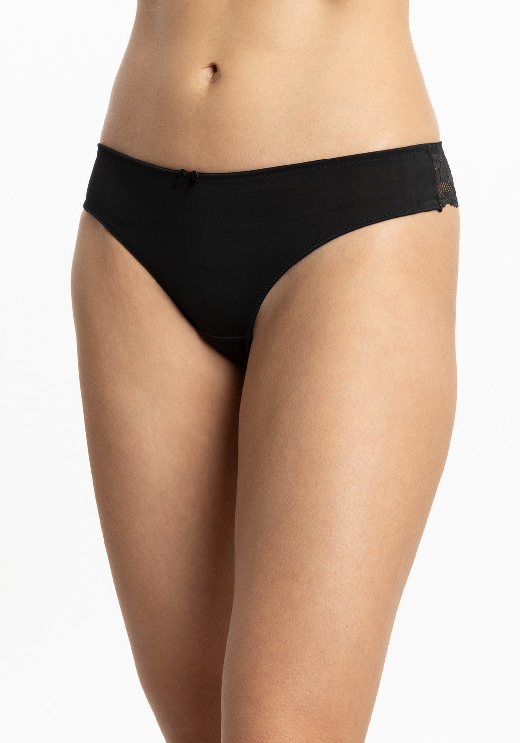TRIPACK COLALESS DE MICROFIBRA NEGRO DE MUJER