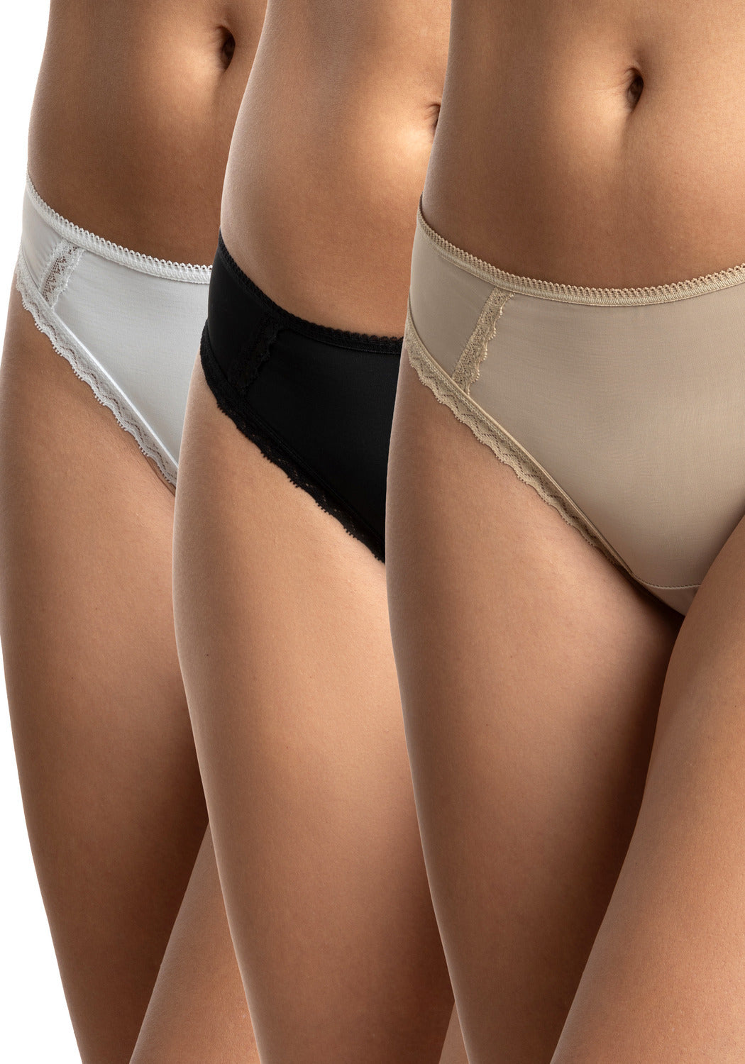 TRIPACK COLALESS DE MICROFIBRA SURTIDO DE MUJER