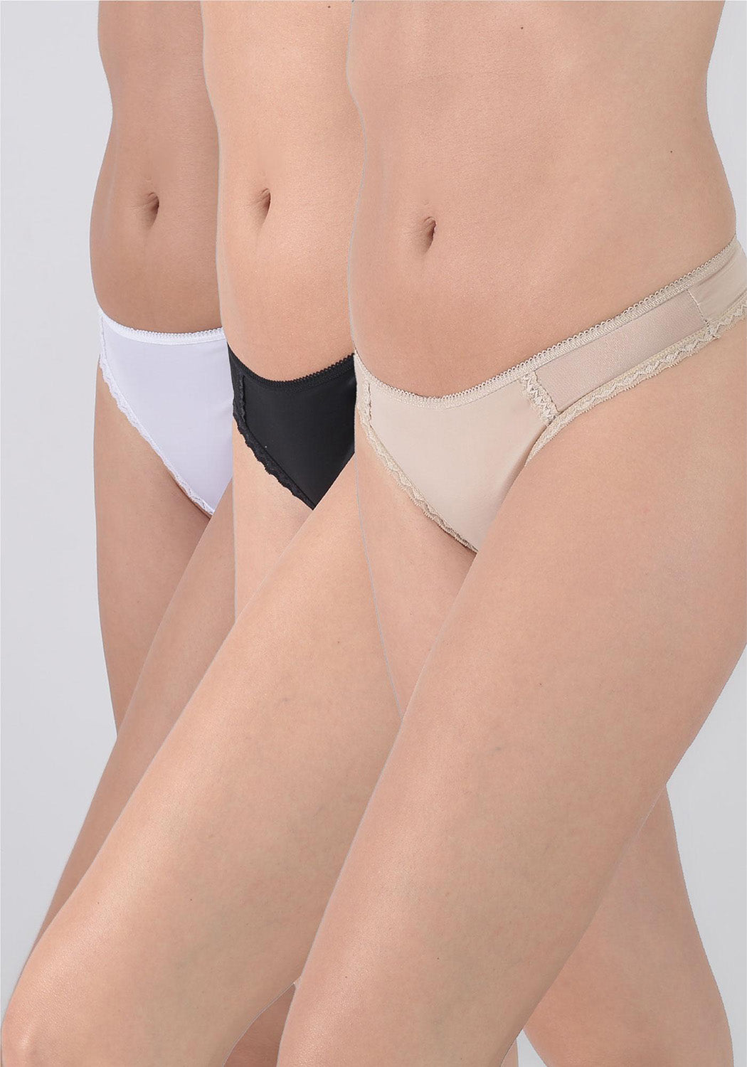TRIPACK COLALESS MICROFIBRA