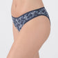 TRIPACK BIKINI ALGODÓN AZUL MUJER