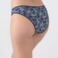 TRIPACK BIKINI ALGODÓN AZUL MUJER