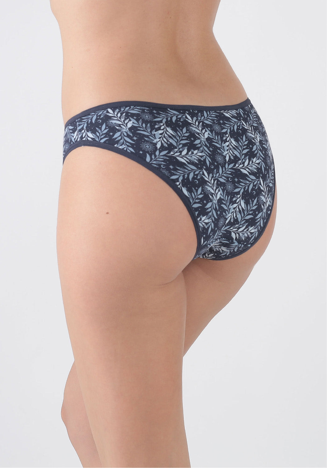TRIPACK BIKINI ALGODÓN AZUL MUJER