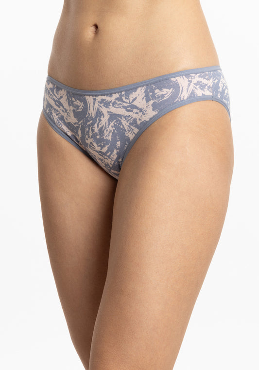 TRIPACK BIKINI DE ALGODÓN AZUL DE MUJER