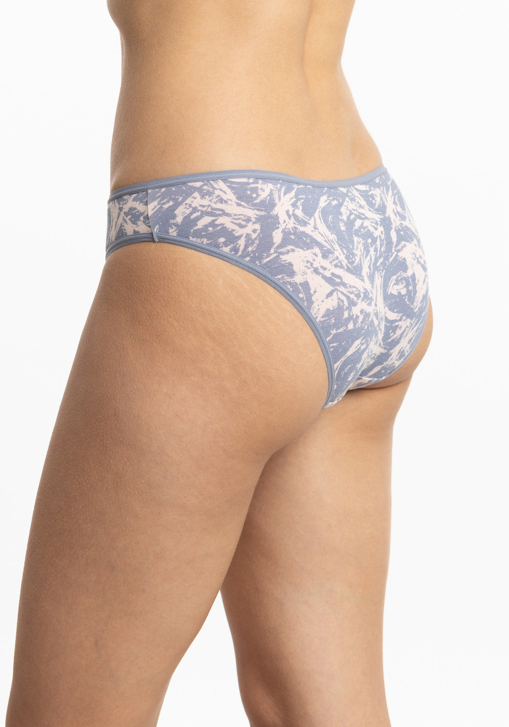 TRIPACK BIKINI DE ALGODÓN AZUL DE MUJER