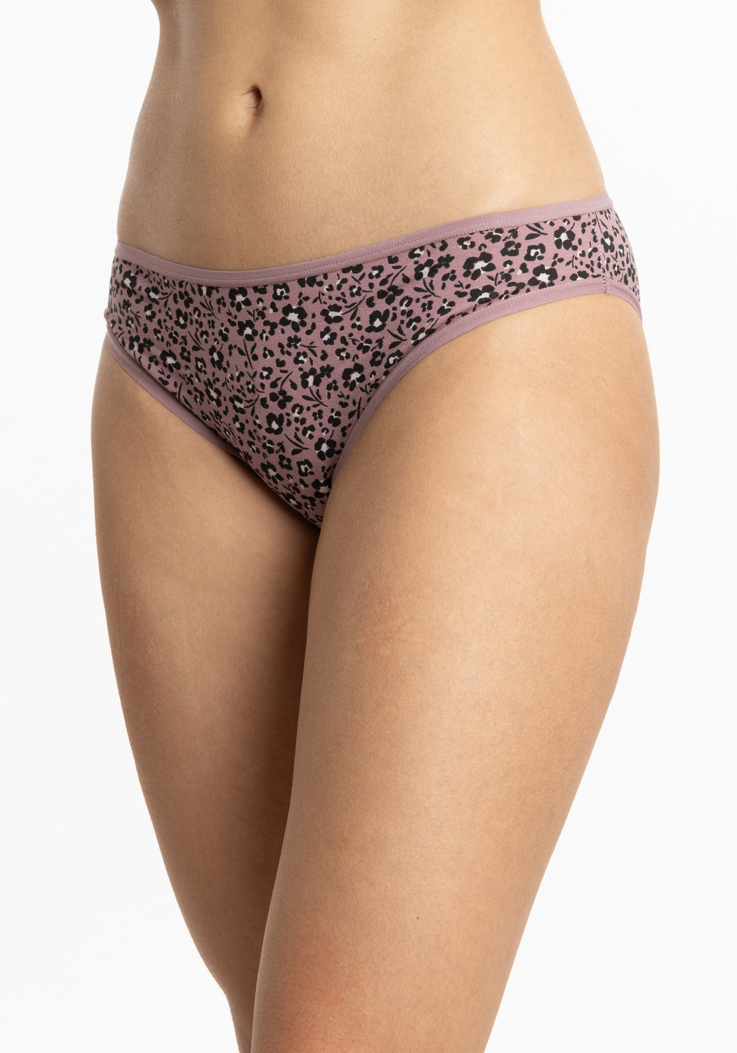 TRIPACK BIKINI DE ALGODÓN MORADO DE MUJER