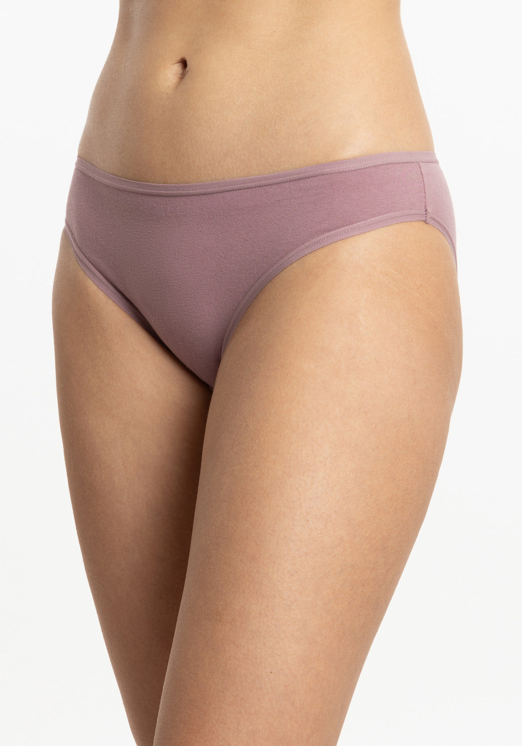 TRIPACK BIKINI DE ALGODÓN MORADO DE MUJER