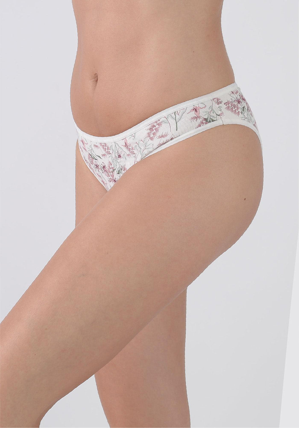 TRIPACK BIKINI ALGODÓN MARFIL MUJER