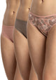 TRIPACK BIKINI DE ALGODÓN ROSADO DE MUJER